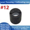 #12 400nm-600nm M9 P0.5 FL9.8mm Length 10mm Focal Collimating for Blue Laser Diode
