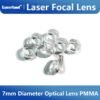 7mm Diameter Laser Focal Lens Uncoated Optical Focusing Lens PMMA